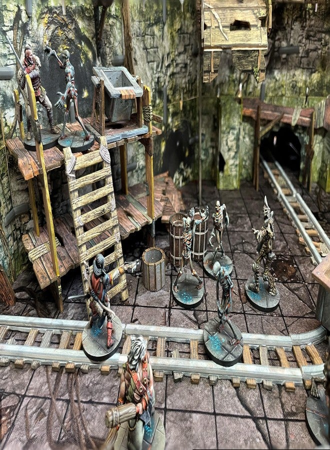 Battle Systems Fantasy Dungeon Terrain Mines of Meruta Terrain Immersive Scenery for D&D DND Maladum Pathfinder RPGs Full Color Heavy Duty Cardstock Printed Both Sides - Image 5